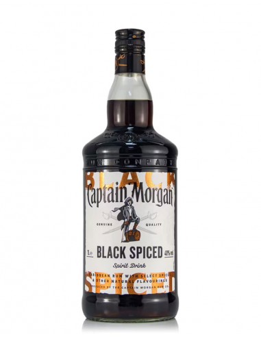 Captain Morgan Black Spiced Rum 1L