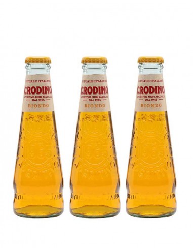 Crodino aperitivo sin alcohol Pack De 3 Unidades 17,5 cl.