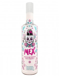 Mex Crema de Fresas con Tequila 70 cl.