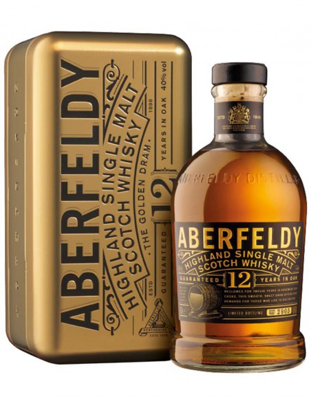 Aberfeldy 12 Años estuche navidad 70 cl.