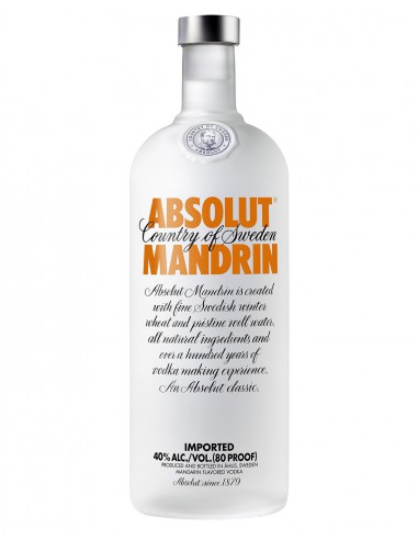 Absolut Vodka Mandrin 1L