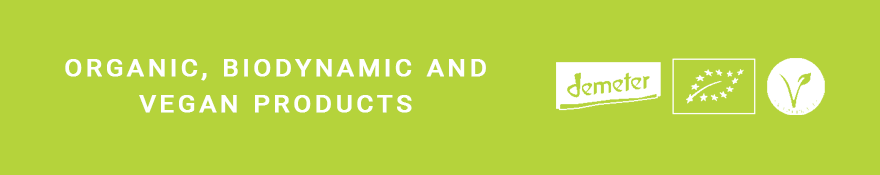 Organic, Biodynamic, Vegan Products