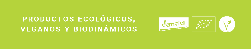 Productos ecológicos, veganos y biodinámicos